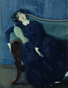 Femme endormie en bleu, 1903